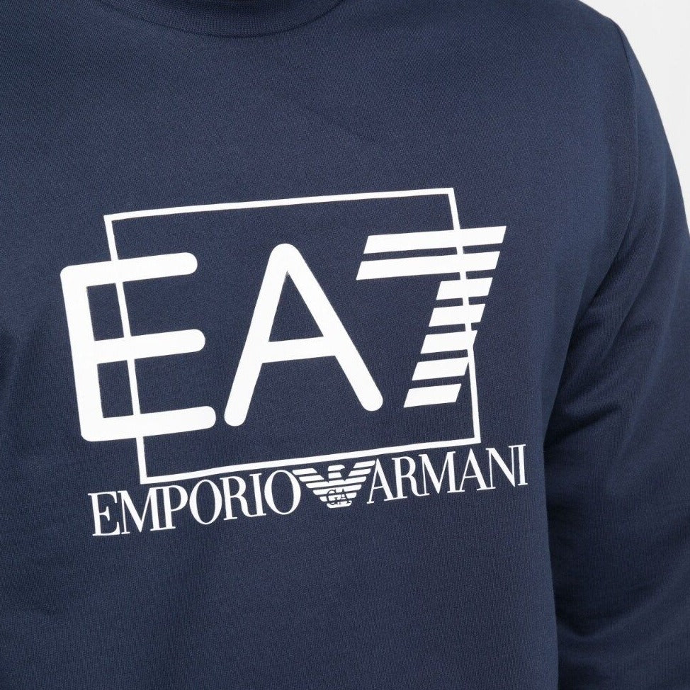 EA7 Crew-neck Sweatshirt Navy 3RPM60 PJ05Z 1554