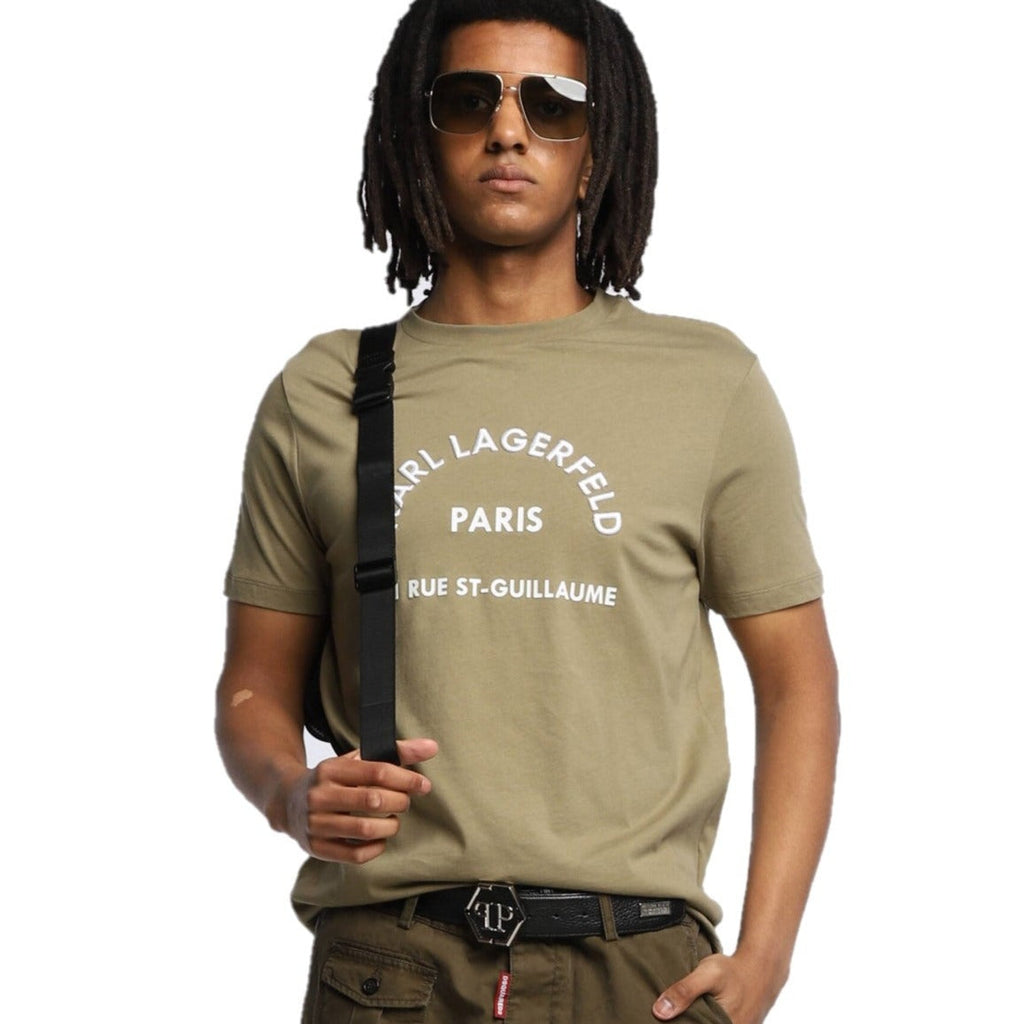 Karl Lagerfeld T-Shirt 755033 521224 540 Khaki