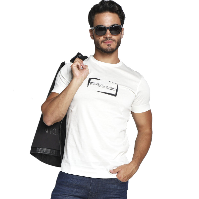 Emporio Armani T-Shirt 6L1TR7 1JSAZ 0101 White