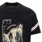 Emporio Armani Heavyweight Jersey T-Shirt 6R1TA7 1JWZZ 00B8 Black