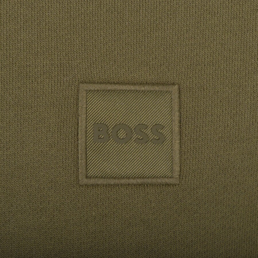 Hugo Boss Zetrust Zip Neck Sweatshirt 50468926 10234591 308 Khaki