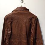 Politix  Brown Leather Jacket