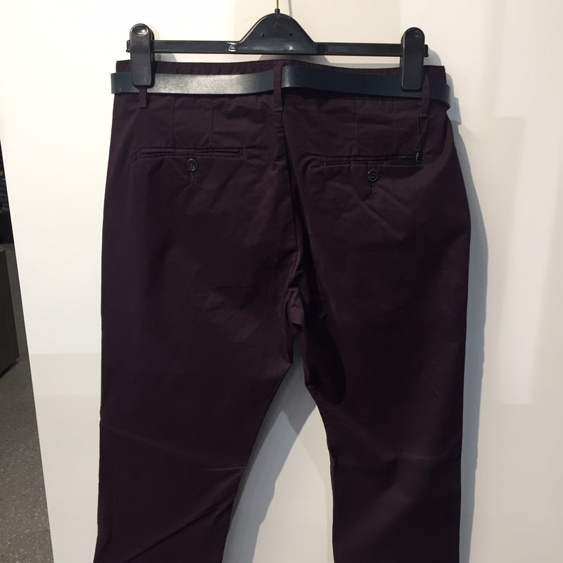 Politix Burgundy Chino