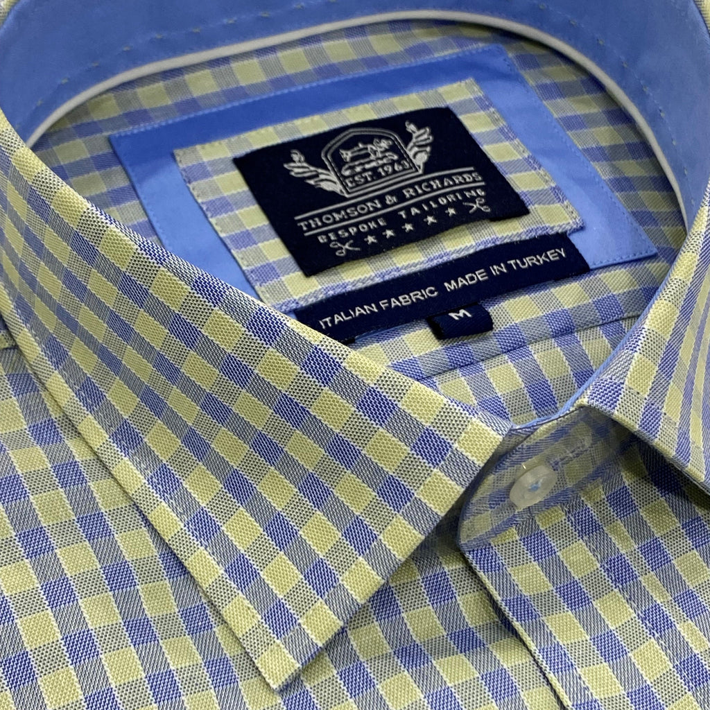 Thomson & Richards Turin Cobalt Shirt