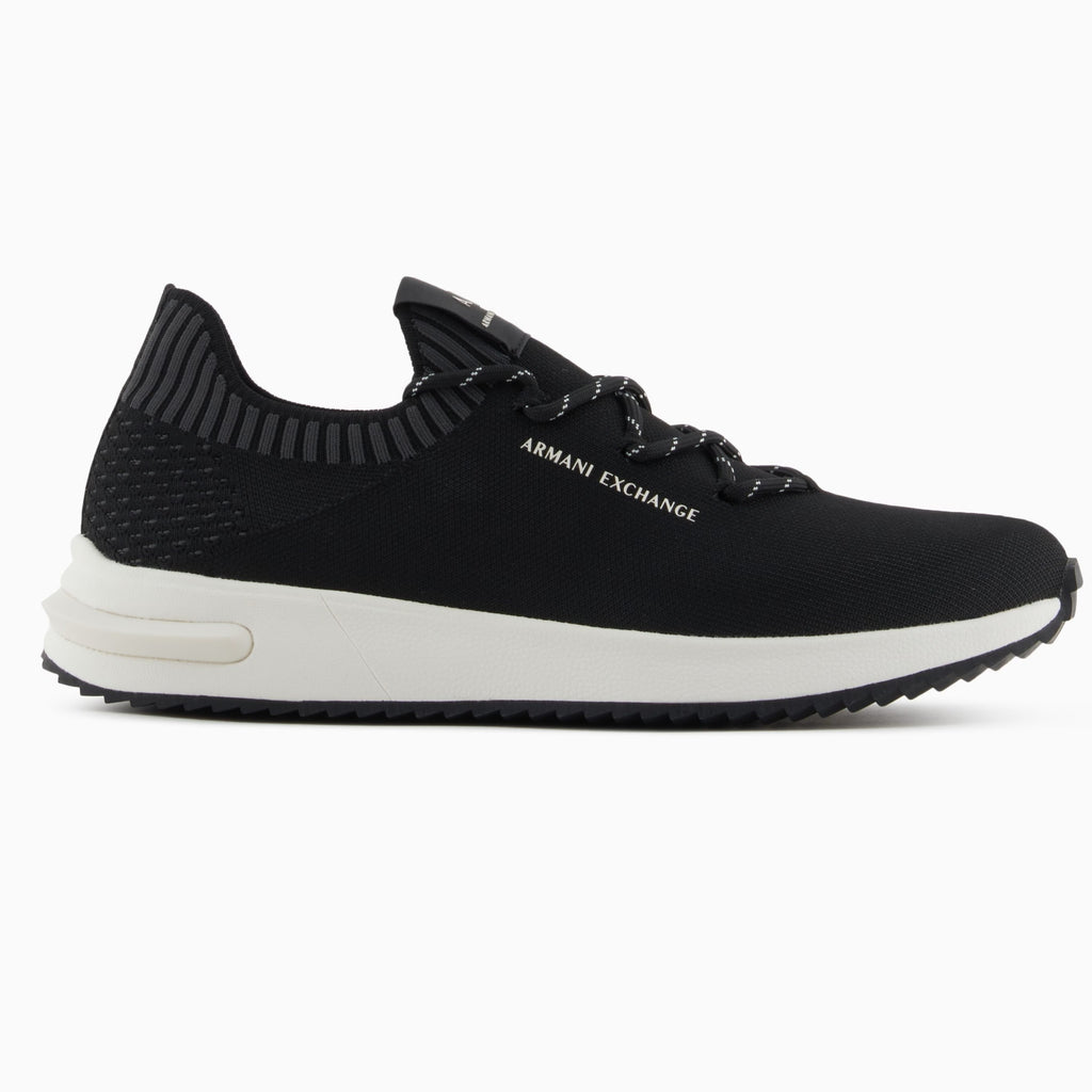 Armani Exchange Knitted Sneakers XUX267 XV900 00002 Black