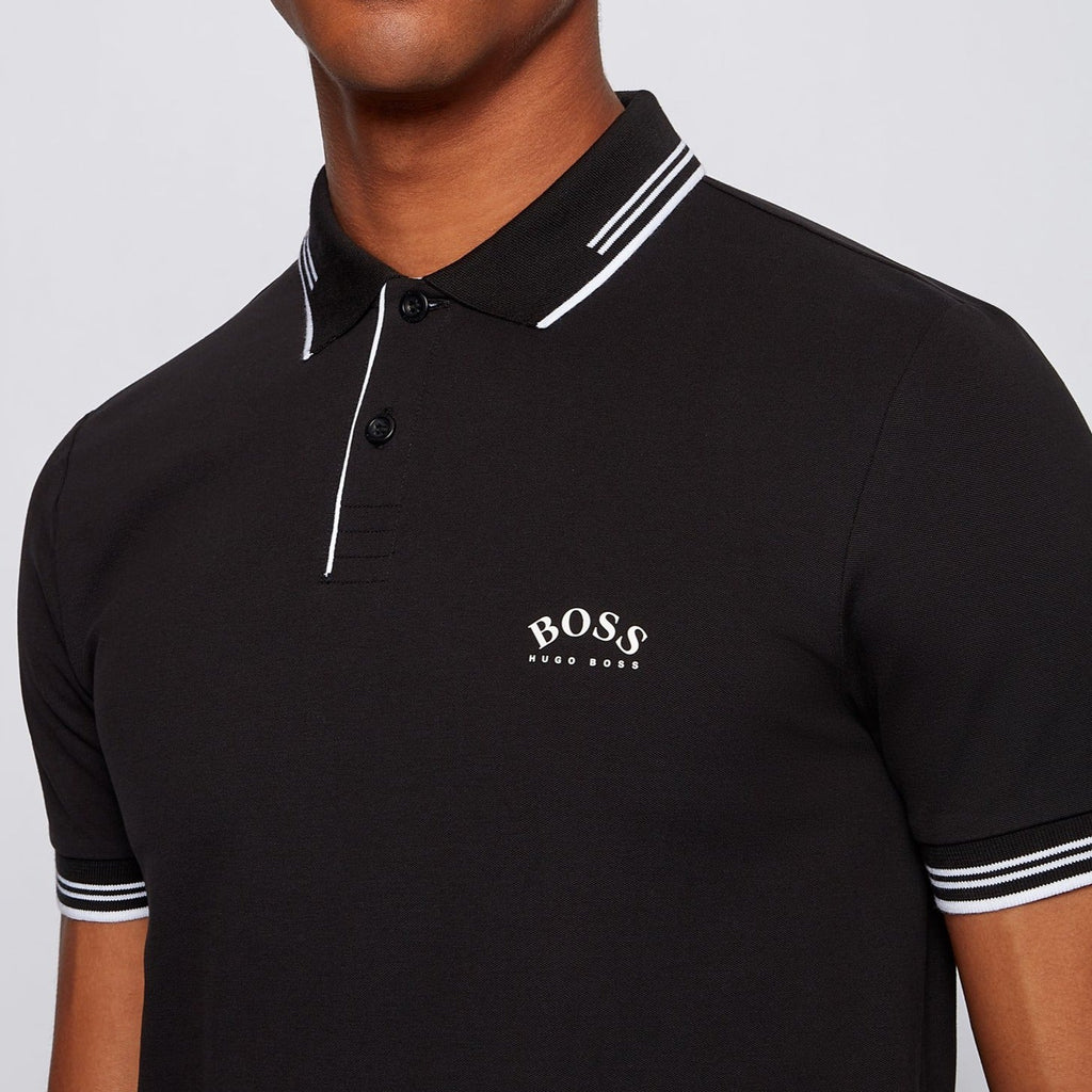 Hugo Boss Polo Paul Curved Black 50412675 10196402 01