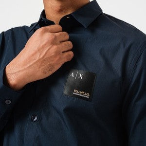 Armani Exchange Shirt 6LZC22 ZNTQZ 1510 Navy