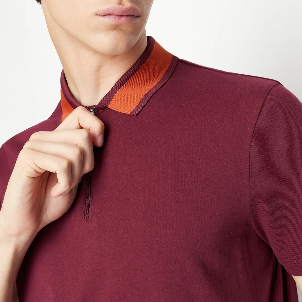 Armani Exchange Polo 6LZFJA ZJL4Z 1440 Windor Wine