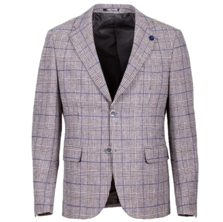 MCR Grey Blue Check Blazer 