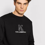 Karl Lagerfeld Black Sweatshirt 705035 512910 910