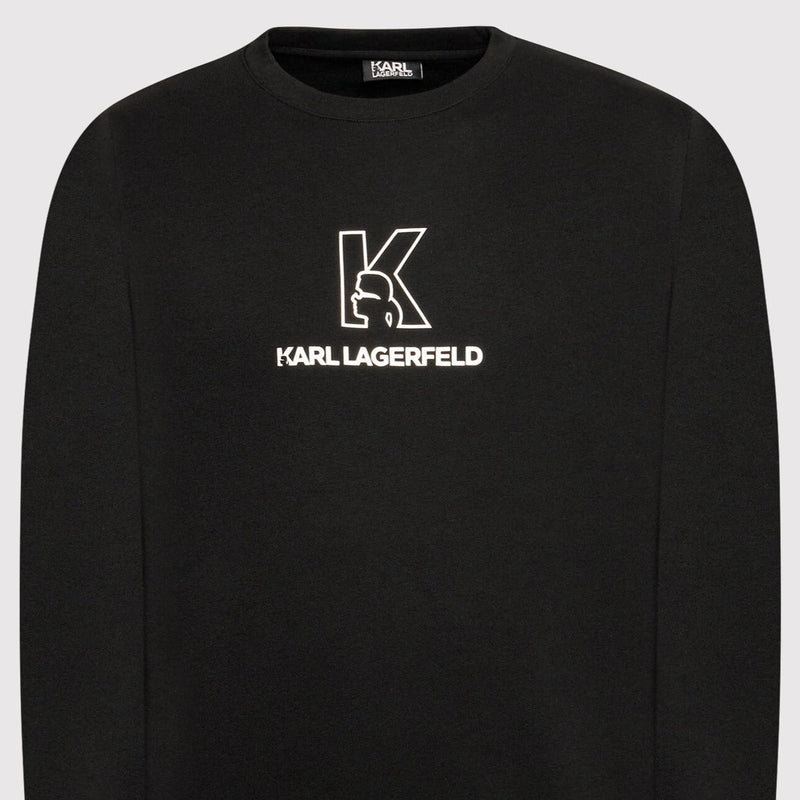 Karl Lagerfeld Black Sweatshirt 705035 512910 910