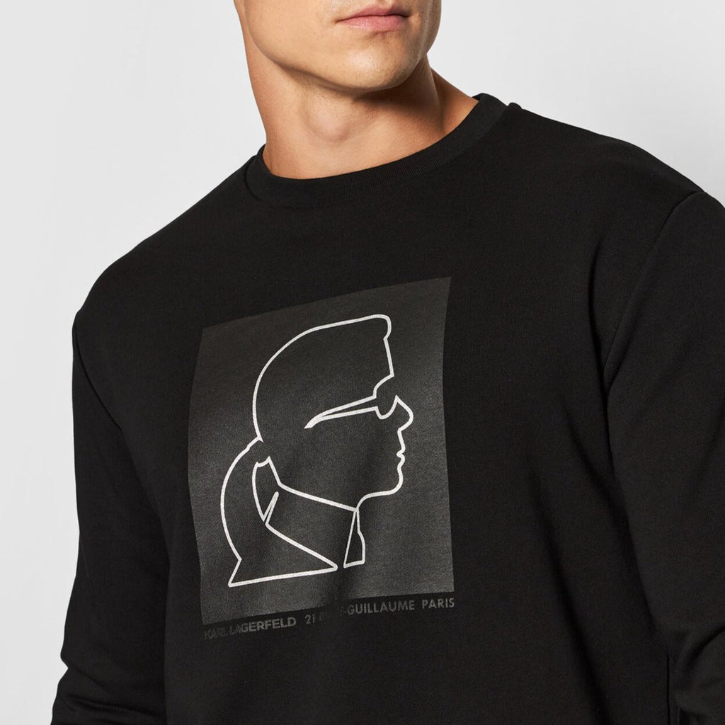 Karl Lagerfeld Black Sweatshirt 705078 512900 990