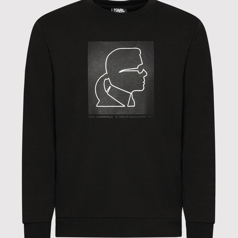 Karl Lagerfeld Black Sweatshirt 705078 512900 990