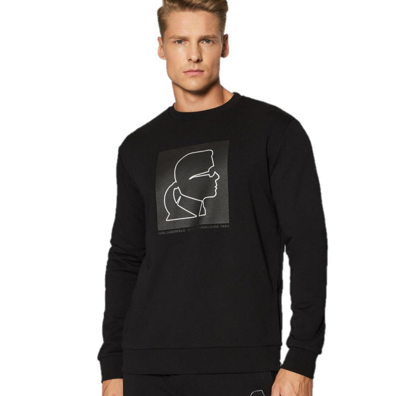 Karl Lagerfeld Black Sweatshirt 705078 512900 990