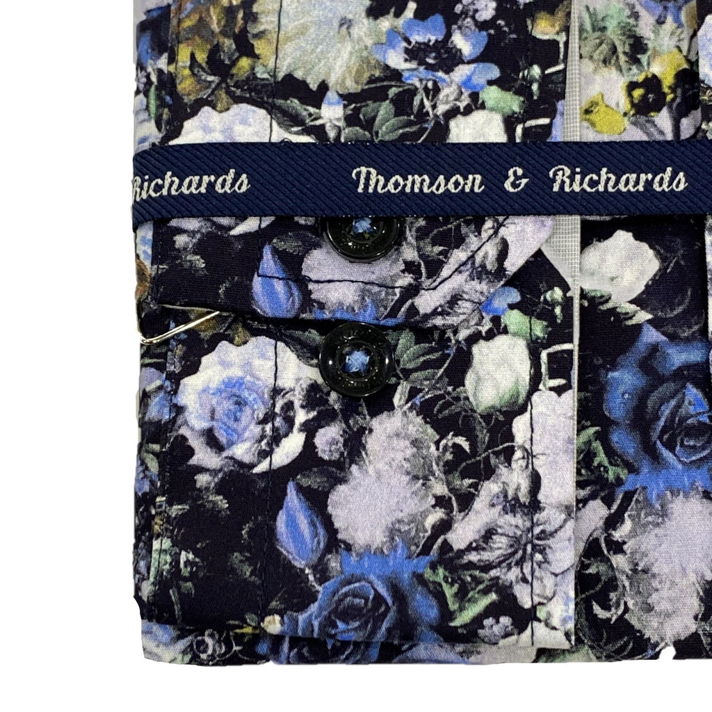 Thomson & Richards TR8S102 Blue Rudiger Shirt